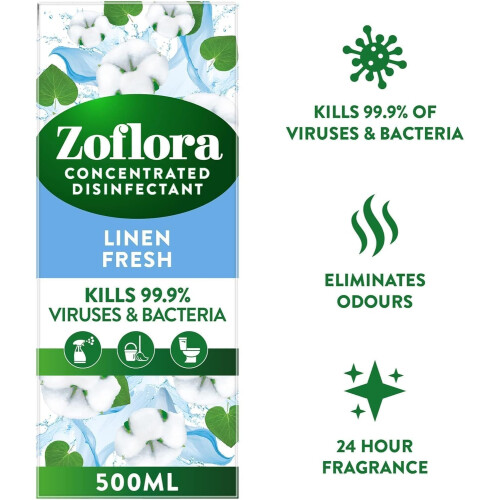 Zoflora Zoflora Concentrated Multipurpose Disinfectant Bundle - Lemon Zing, Midnight Blo 2