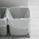 105 Counts Small Bin Bags 10 Litre, Small Bin Liners for Bathroom, 5