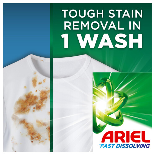 ARIEL Ariel Fast Dissolving Washing Powder Laundry Detergent 4kg, 80 1