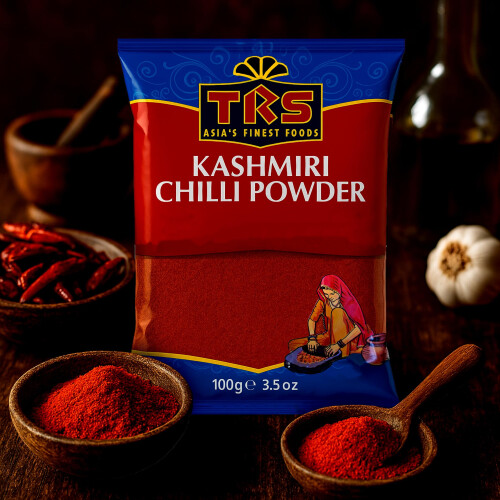 Kashmiri Chilli Powder - 100g Bag - TRS 2