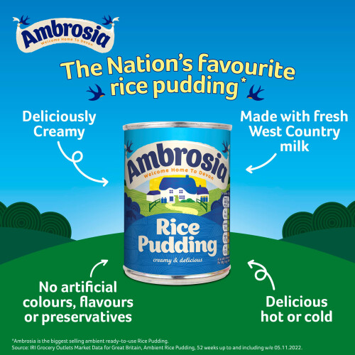 Ambrosia Devon Original Rice Pudding, Ready-to-Eat, Creamy & Classic 2