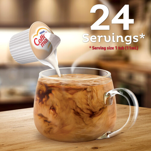 Coffee Mate Coffee-mate Original Liquid Coffee Creamer 24 Ct Singles, 9 Fl Oz 2