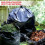 JeeJaan 200 Large Bin Bags Heavy Duty Black Refuse Sacks for 5