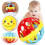 Soft Plastic Grasping Bell Ball Toys Rattles Sound Educational Rolling 1