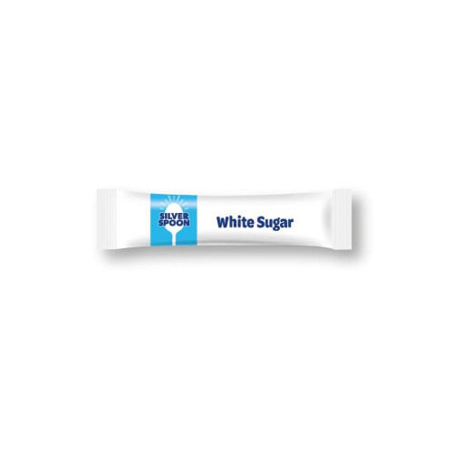 Silver Spoon White Sugar Stick Sachets – 1000  2g (Total 2kg) | Portion-Control 2