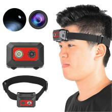 F18 Night Vision Head Mounted 1080p Hd Camera for Outdoor Sports Traveling Camcorder