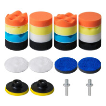 24 Stuks 3-In Polijstpadkit Spons Polijstpads voor Auto Schuimboor Autoverzorging Polijstmachine Polijstset voor Waxen Polijsten