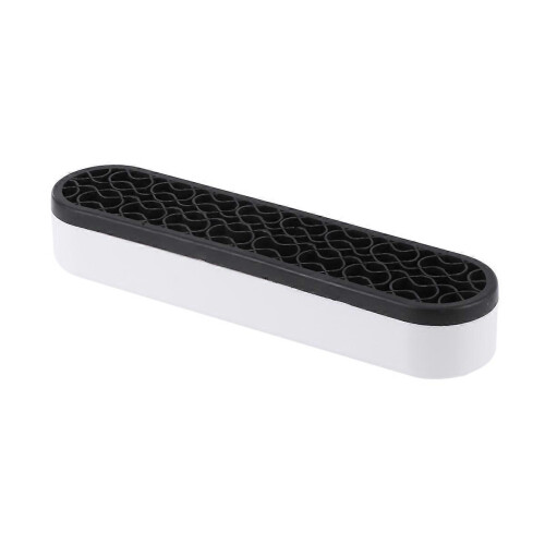 Black Makeup Brush Drying Rack Organizer 21x3.5x4.9cm 1Pack 1