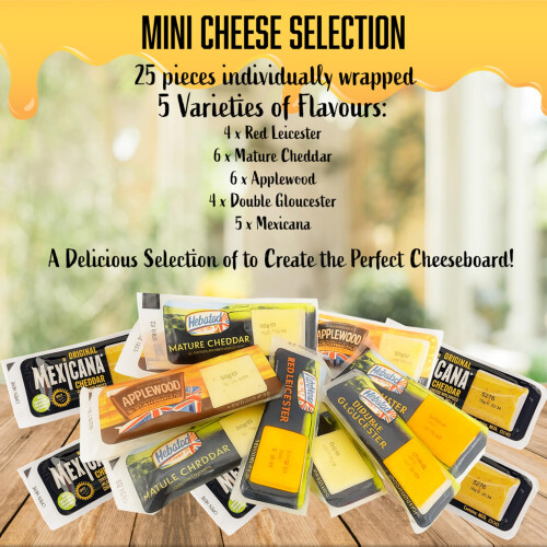 Assorted Mini Selection for Cheese Board - Pack of 25 Individually 1
