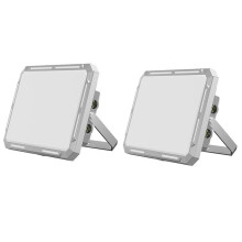 2PCS Portable LED Camping Tent Light Rechargeable Searchlight Outdoor Emergency Lighting Waterproof Hanging Night Lamp