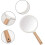 Handheld Round Makeup Mirror with Handle for Men & Women 4