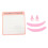 1 Pair Rose Red Reusable Eyelash Extension Separator Grafting Splitter Aid for Lash Techs 2