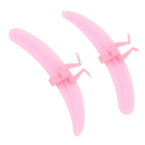1 Pair Rose Red Reusable Eyelash Extension Separator Grafting Splitter Aid for Lash Techs 2