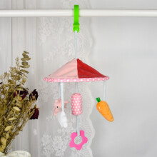 Brinquedo Chocalho Infantil 0-12 Meses Berço Pendurado Caixa de Música com Suporte de Brinquedo Cama Sino Assento de Carro Brinquedo para