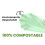 HooriPoori 240 L 10 100% Compostable Biodegradable Wheelie Bin Liners 3