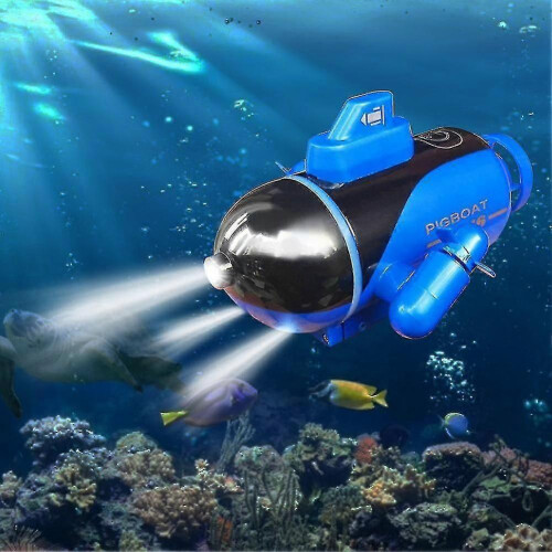 Mini Rc Glowing, Submarine Model, Electric Remote Control, Boat Toy
