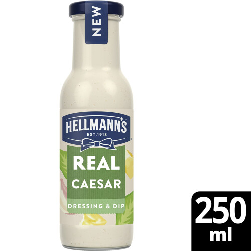 Hellmann's Real Caesar Salad Dressing & Dip vegetarian condiment free 1
