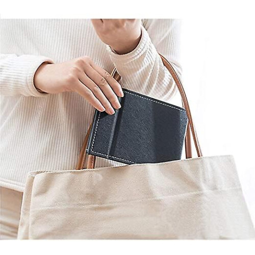 1pc PU Leather Foldable Travel Makeup Mirror - Tabletop Beauty Mirror, 25.5x18cm 1