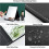 1pc PU Leather Foldable Travel Makeup Mirror - Tabletop Beauty Mirror, 25.5x18cm 4