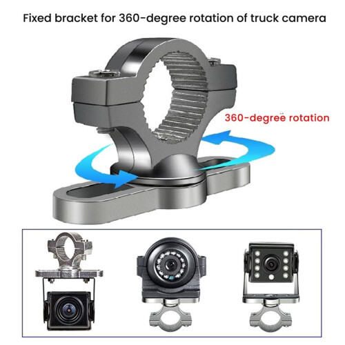 Vehicle Car Rear View Reverse Camera Backup Camera Bracket Mount Kit Clamp Holder for Handlebar/Tube/Trailer/Pickups