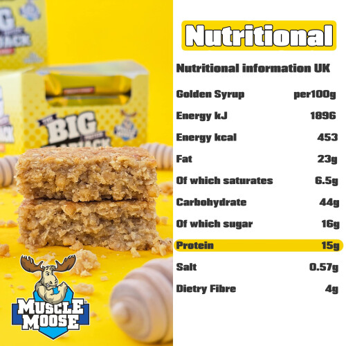 The BIG Protein Flapjack // MASSIVE 100g Flapjack // Soft Moist 1