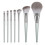 14pcs Handcrafted Soft Bristle Makeup Brush Set with Firm Handle for Beginners 2