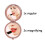 7CM Compact Double-Sided Magnifying Makeup Mirror, Portable Handheld Pocket Mirror, Foldable, Pink 2