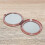 7CM Compact Double-Sided Magnifying Makeup Mirror, Portable Handheld Pocket Mirror, Foldable, Pink 3