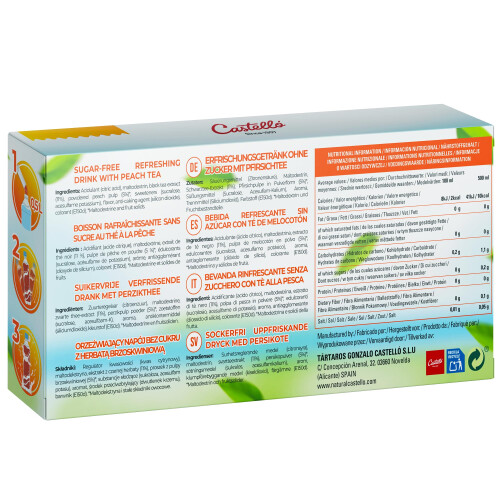 Castello since 1907 Iced Tea (Ice Tea) Zero & Instant Sachets | Peach 1