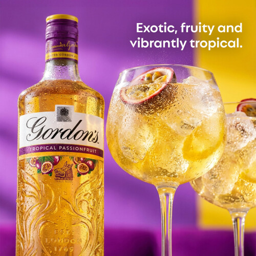 Gordon's Tropical Passionfruit Distilled Gin | 37.5% vol | 70cl | 2