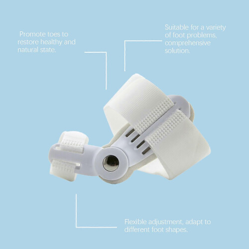 HOUKEA HK-B05-0044-01 Adjustable Toe Separator Bunion Corrector Comfort Foot Support 2