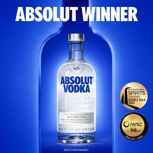 Absolut Mix Miniature Pack with Original, Citron, Lime, Vanilia and 1