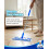 MR.SIGA Professional Microfibre floor Mop for Hardwood, Laminate, 4