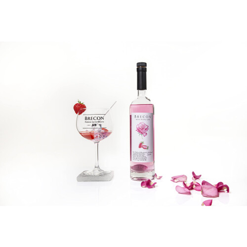 Brecon Rose Petal Gin, 70cl, 37.5% ABV, Award 2