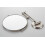 8 Inch Double Sided Wall Mounted Magnifying Makeup Mirror, Brushed Nickel 3