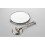 8 Inch Double Sided Wall Mounted Magnifying Makeup Mirror, Brushed Nickel 4