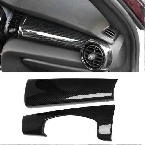 Carbon Fiber Car Dashboard Trim Console Panel Cover for MINI Cooper