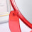 Double Sided Desktop Makeup Mirror for Home Bedroom, Red 3