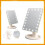 22 LED Touch Screen Tabletop Mirror, 360 Rotation Travel Makeup Mirror 3