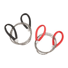 2 Pcs PVC Pipe Cable Saw Stainless Steel Wire Saw Hand Pocket String Rope Saw Emergency Survival Wire Saw Cutting Tool