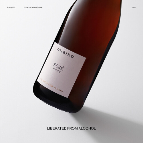 Oddbird Rosé  Sparkling Rosé Wine  Non-Alcoholic 2