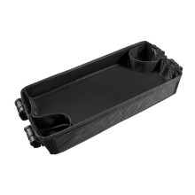 Lade voor Kinderwagen Kinderwagen Bekerhouder Organizer Lade voor Snacks Waterdichte Kunstleren Zijbekerhouders & Gaas