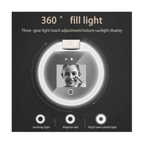 Smart UV Sunscreen Test Camera, LED Portable Rechargeable Mirror, Beauty Detection, 25-26 2