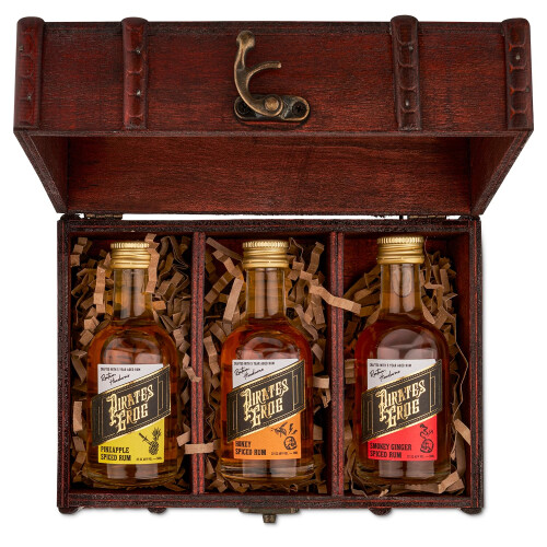 Pirate's Grog Spiced Rum Gift Set Miniatures - 3 x 50 ml Bottles | 1