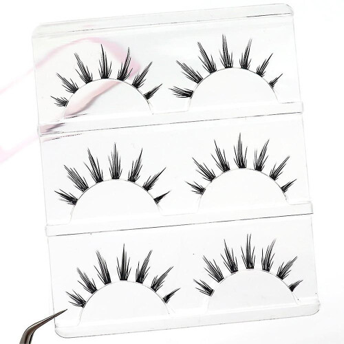 3D Multilayered Bushy Curling False Eyelashes for Wedding Stage Makeup 2