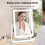 Emitto Hollywood Vanity Makeup Mirror with Lights, 360 Rotation Tabletop 3