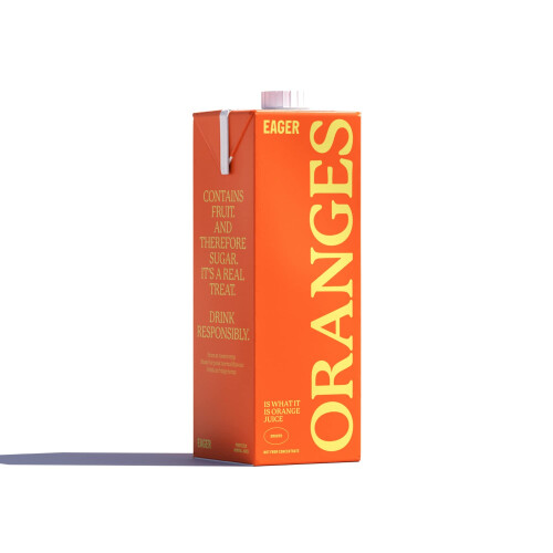 Eager Smooth Orange Juice 100% Squeezed, Refreshing Fruit Drink, No 1