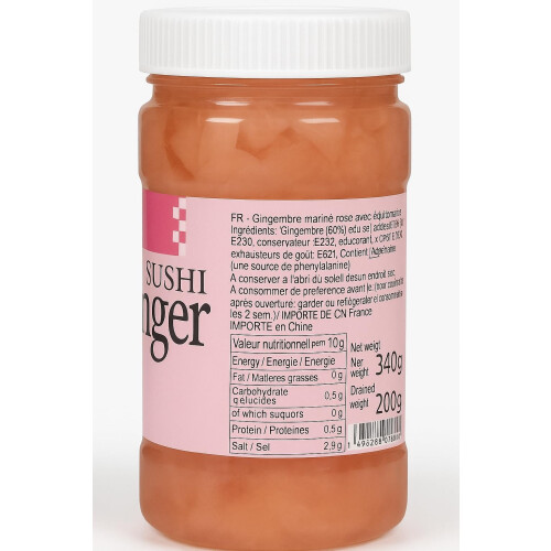 Sushi Ginger Gari 2 Pack – Pink Pickled Ginger 340g x 2 | Authentic 2