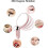 Pink 15X Double-Sided Magnifying Pocket Mirror, Compact Portable Pedestal Makeup Mirror 4