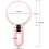 Pink 15X Double-Sided Magnifying Pocket Mirror, Compact Portable Pedestal Makeup Mirror 5